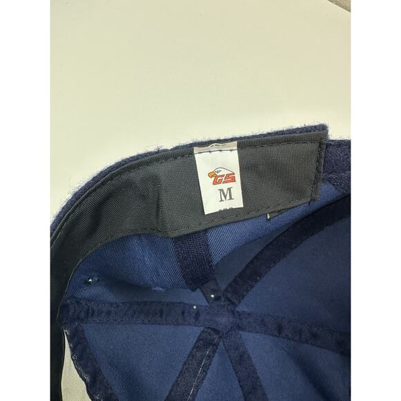 GS Eagle Hat Unknown Logo BLUE Vintage Adjustable Cap - Picture 4 of 9
